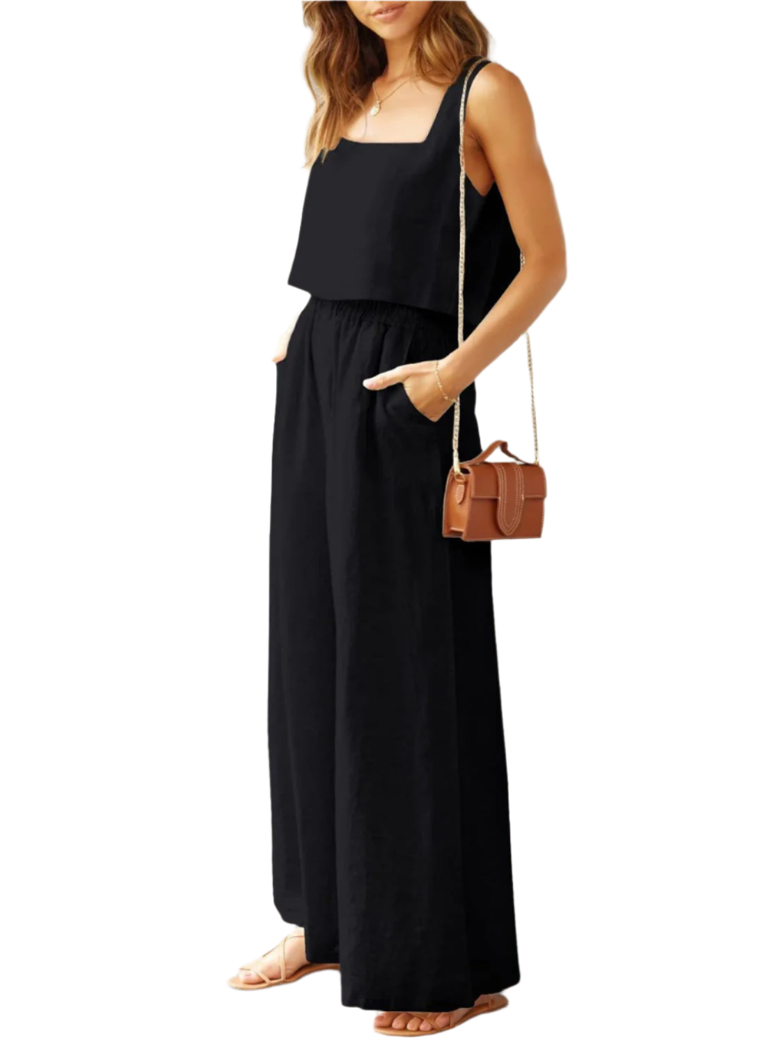 Sofia – Wide Leg Women’s Lounge Set