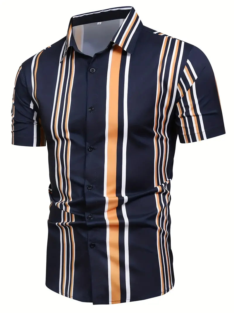 Berto – Stripe Short Sleeve for Men