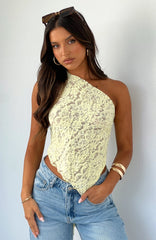 Giulia – Asymmetrical Elegant Lace Top for Women