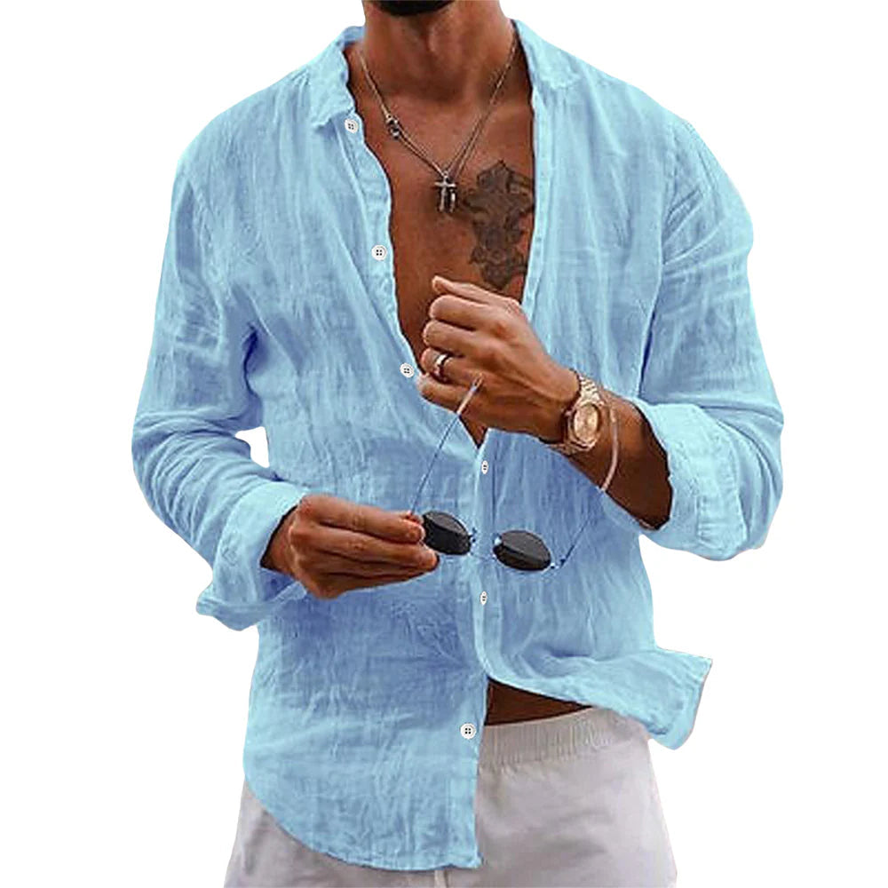 Rick – Men’s Linen Shirt