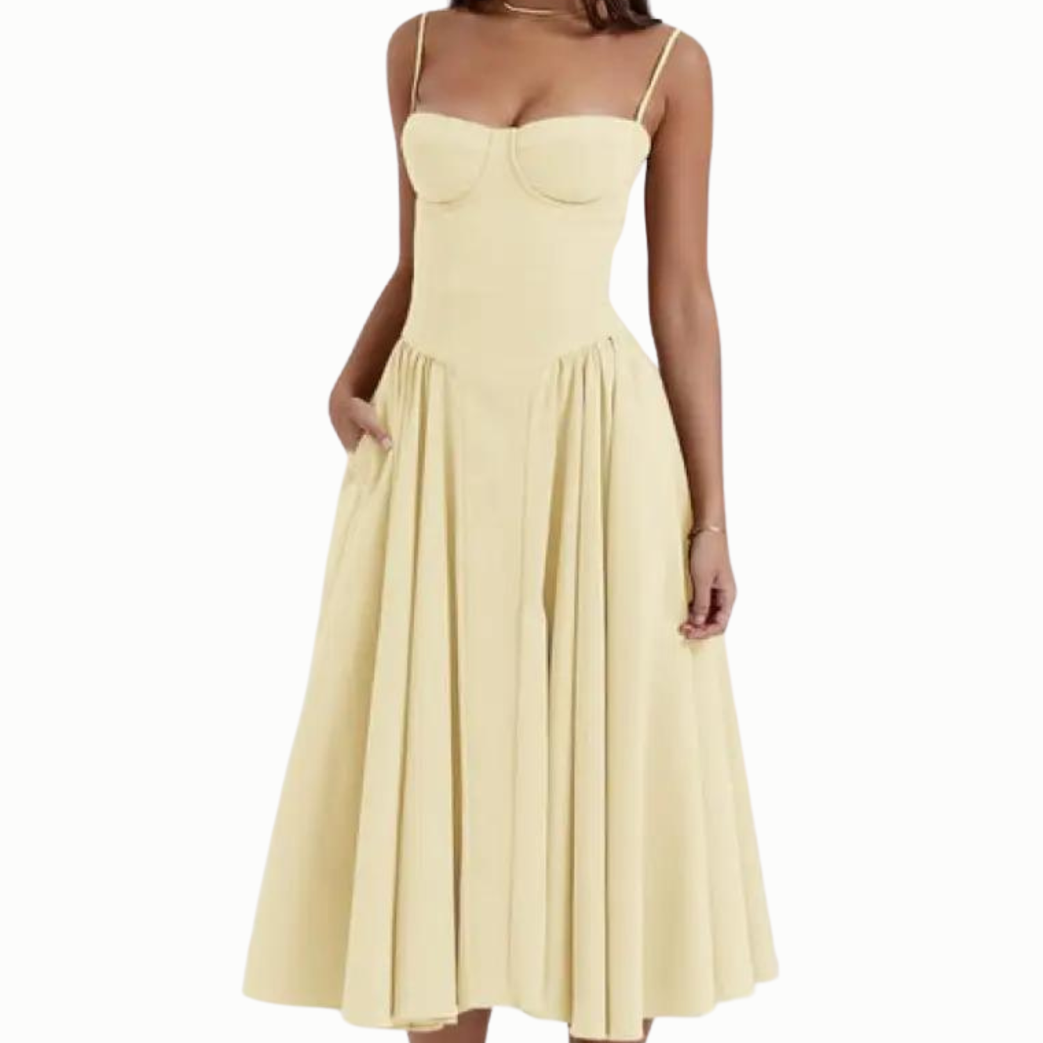 Giulia – Women's Elegant Sleeveless Corset Dress