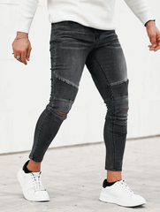 Charles – Riptide Gray Denim Jeans for Men