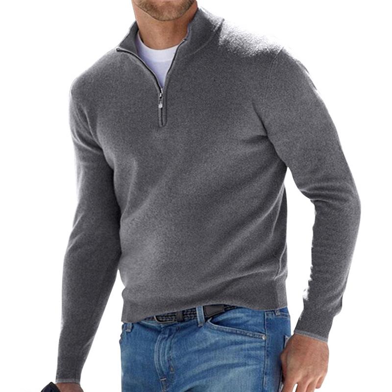 Matteo – Versatile Men’s Zipper Sweater