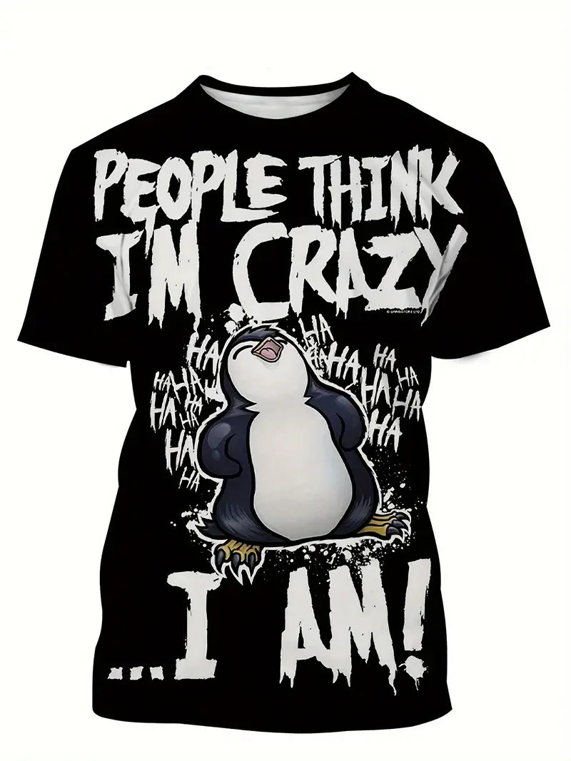 Alessio – Penguin-Crazy Men’s Graphic Tee