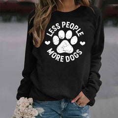 Chantal – Less People More Dogs Women’s Sweatshirt