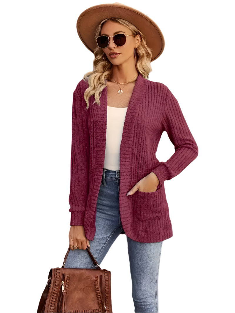 Bella – Elegant Women's Knit Cardigan