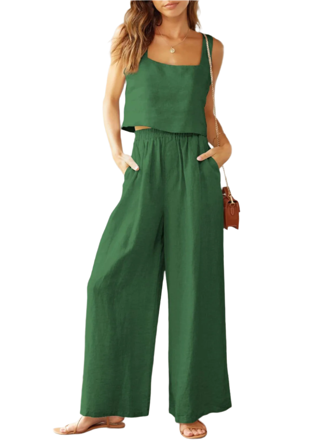 Sofia – Wide Leg Women’s Lounge Set