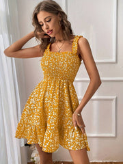 Gianna – Elegant Backless Ruffle Dress for Women