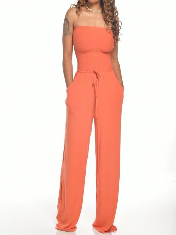 Elisa – Strapless Women’s Summer Jumpsuit for Effortless Elegance