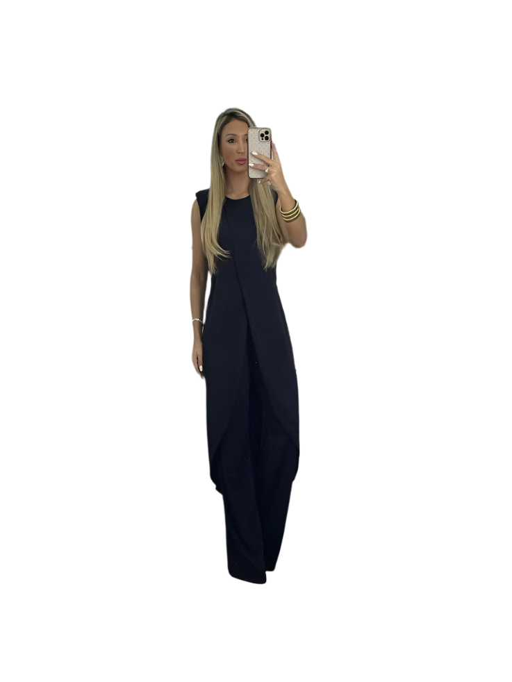 Sarah – Elegant Women's Top and Matching Trousers Twin Set