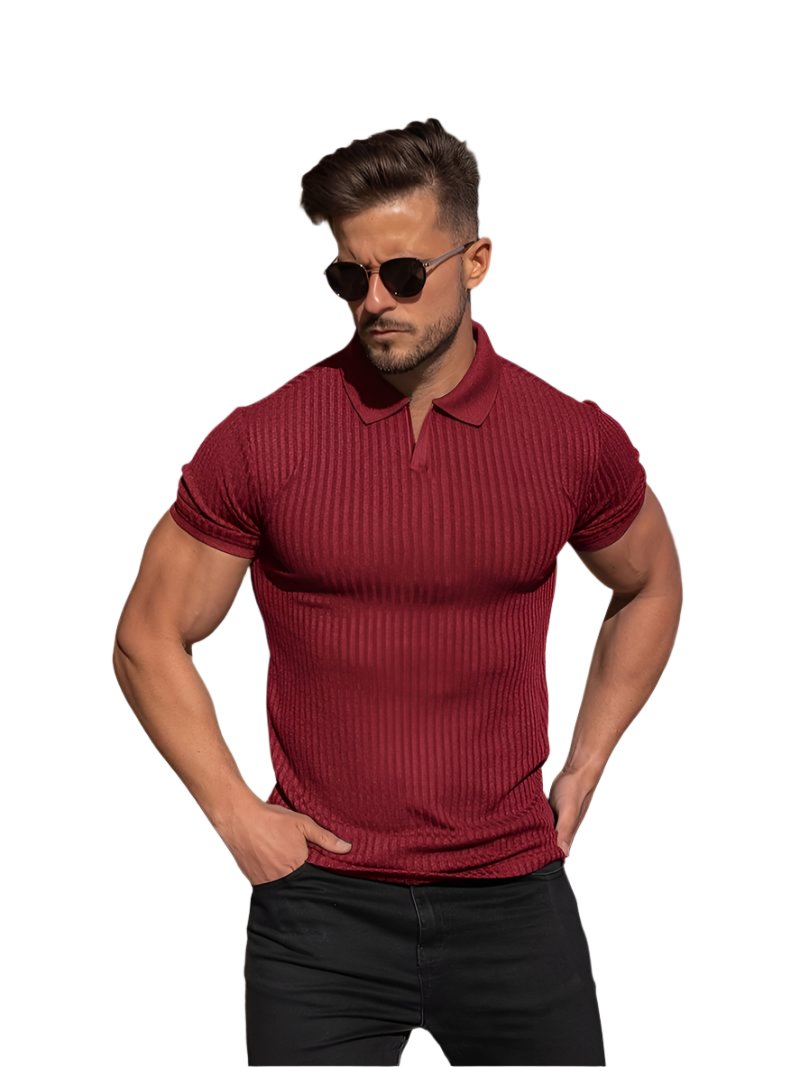 Dhanie – Slim Fit Ribbed Shirt for Men