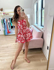 Isabella – Elegant Bloom Romper For Women