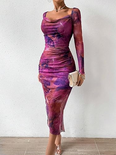 Gianna – Vibrant Tie-Dye Women’s Dress