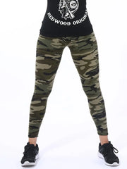 Aurora – Casual High-Waisted Camouflage Leggings