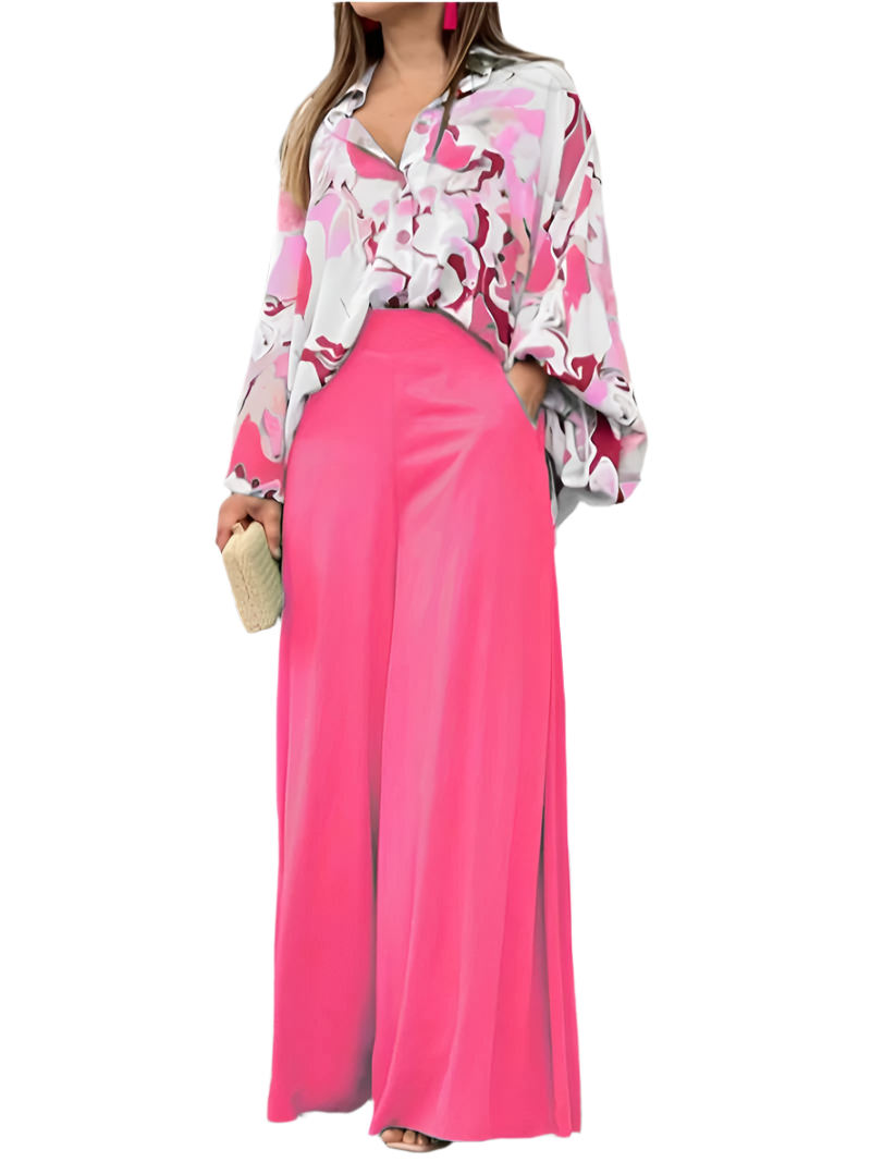 Zoé – Elegant Women’s Blouse & Pants Set