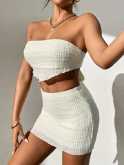 Alessia – Elegant Summer Two-Piece Bow Set for Women