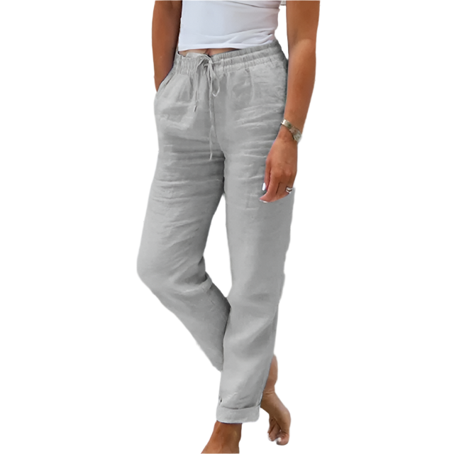 Sofia – Cotton Linen Casual Straight-Leg Pants For Women