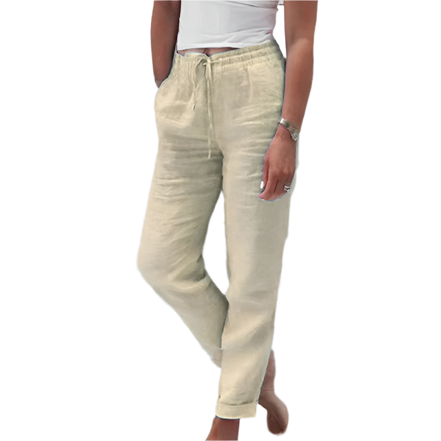 Sofia – Cotton Linen Casual Straight-Leg Pants For Women