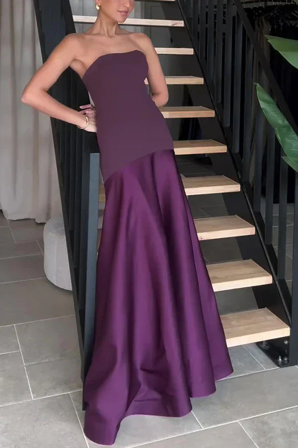 Rachel – Elegant Flare Maxi Dress for Women