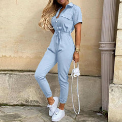 Sofia – Chic Cargo Jumpsuit for Women