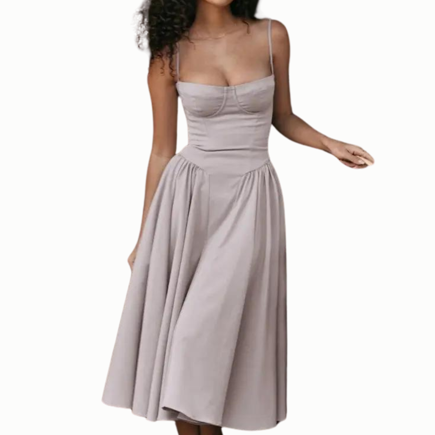Giulia – Women's Elegant Sleeveless Corset Dress
