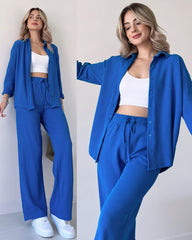 Zara – Front Button Two Piece Co-Ord Set for Women