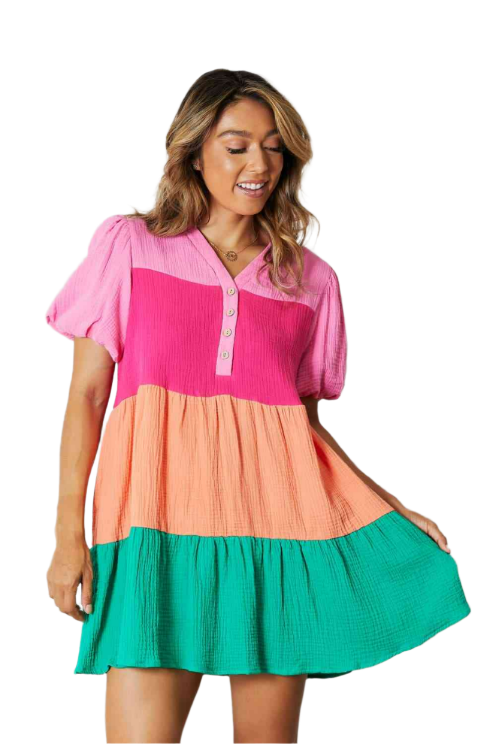 Mitch – Vibrant Elegance Women’s Colored Dress