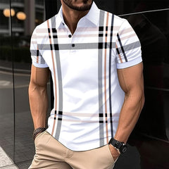 Marco – Premium Cotton Striped Men’s Polo