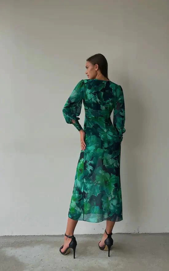 Giulia – Long-Sleeve Floral Summer Dress for Women