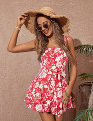 Isabella – Elegant Bloom Romper For Women