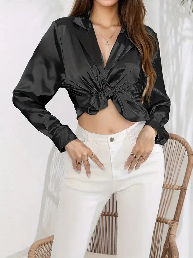 Ruby – Cropped Women’s Blouse with Designer Cut