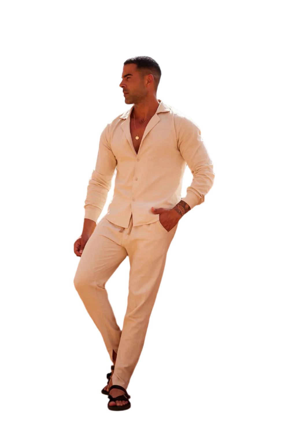 Jerome – Men's Refined Pants and Polo Set