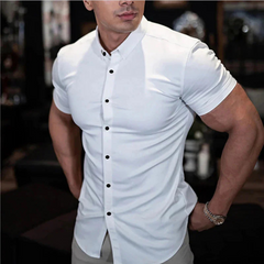 Dholo - Men’s Short Sleeve Button Polo | Slim Fit