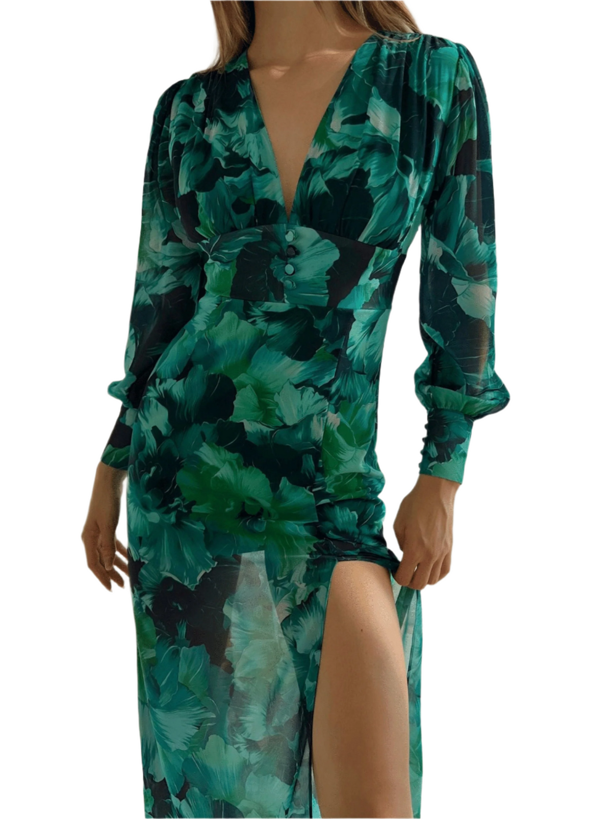 Giulia – Long-Sleeve Floral Summer Dress for Women