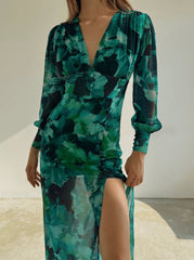 Giulia – Long-Sleeve Floral Summer Dress for Women