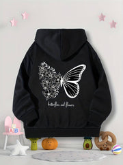 Elena – Butterfly and Flowers Women’s Hoodie