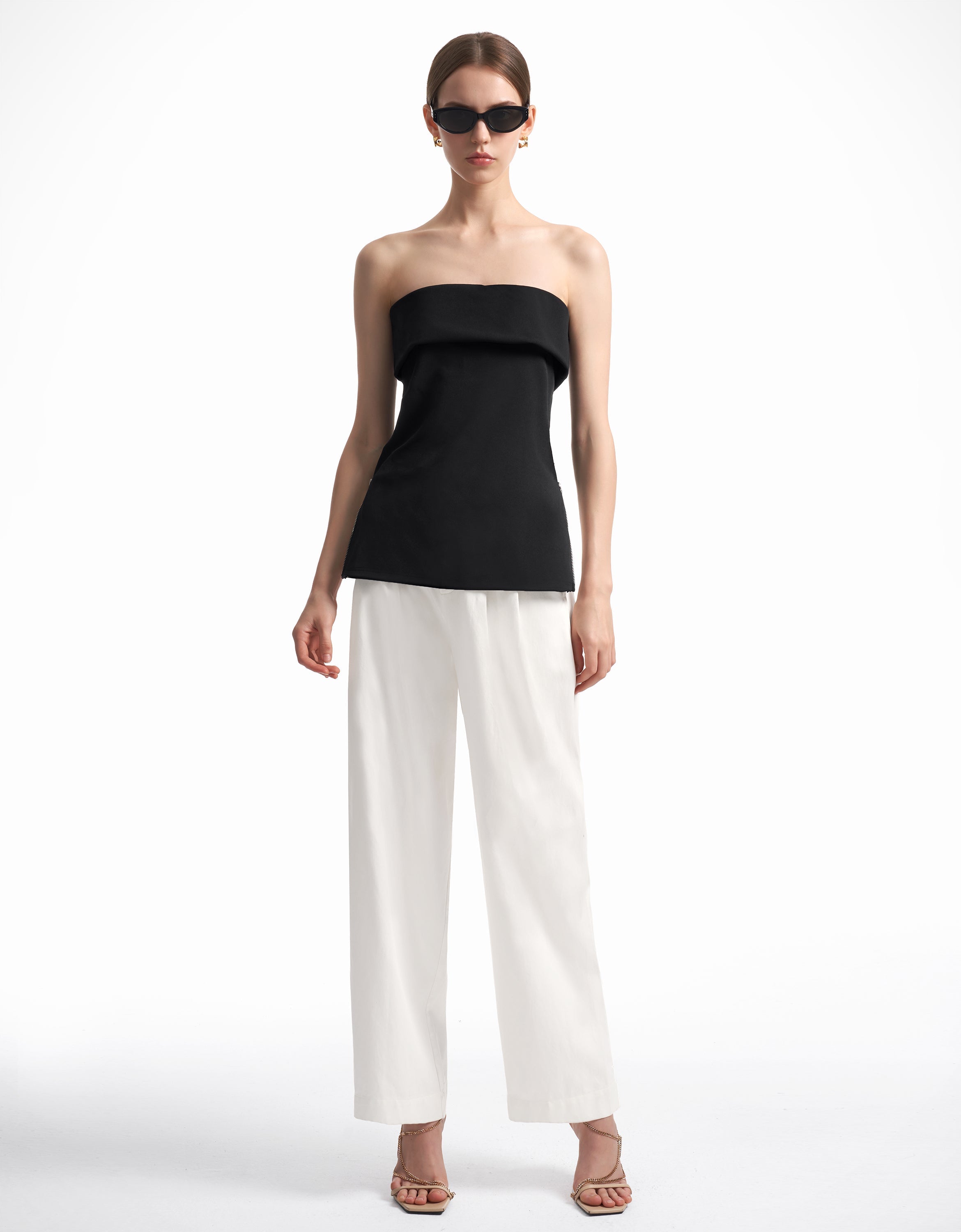 Elisa – Strapless Women’s Side-Zip Top