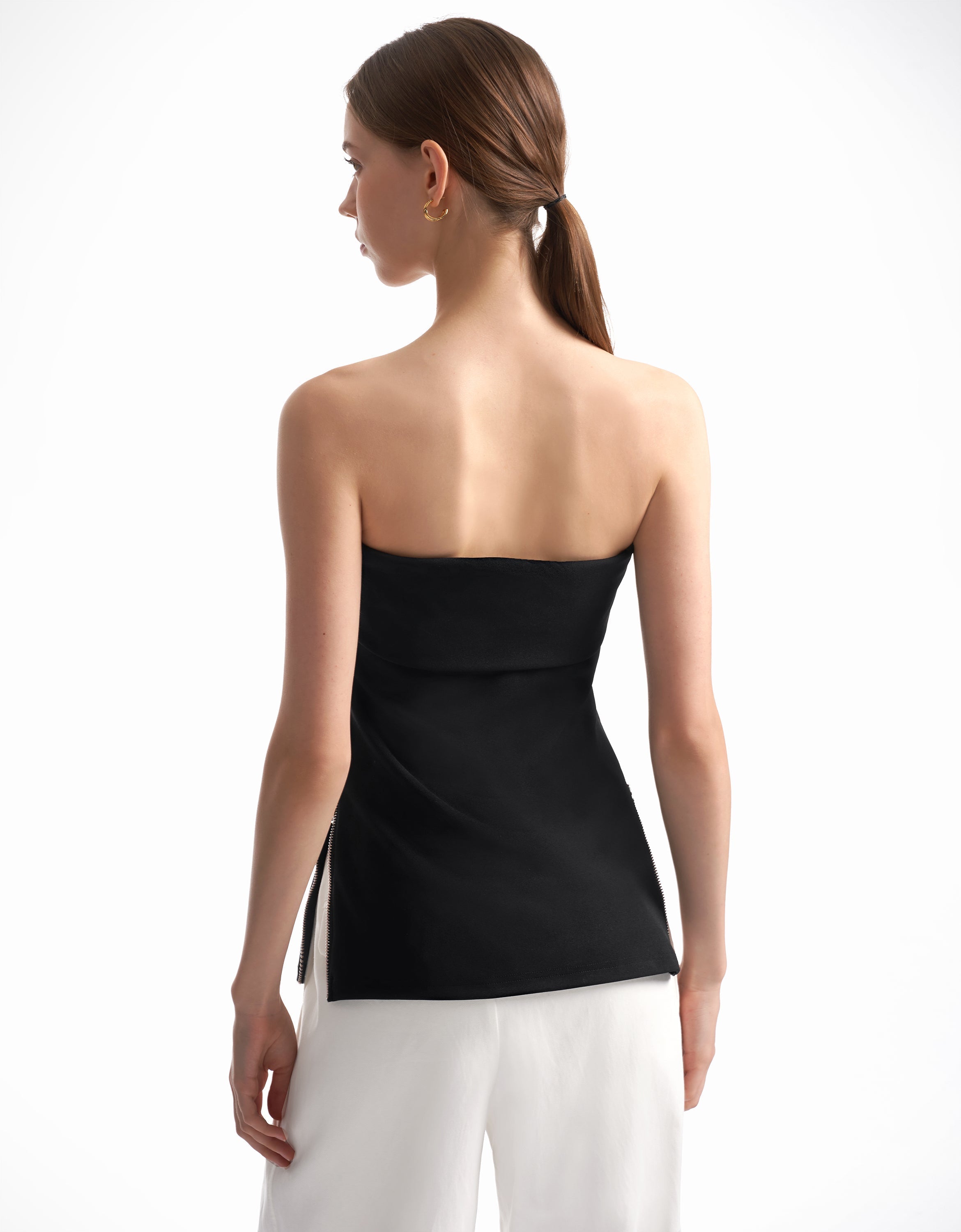 Elisa – Strapless Women’s Side-Zip Top