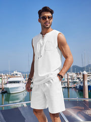 Marco – Breathable Linen Tank Top for Men