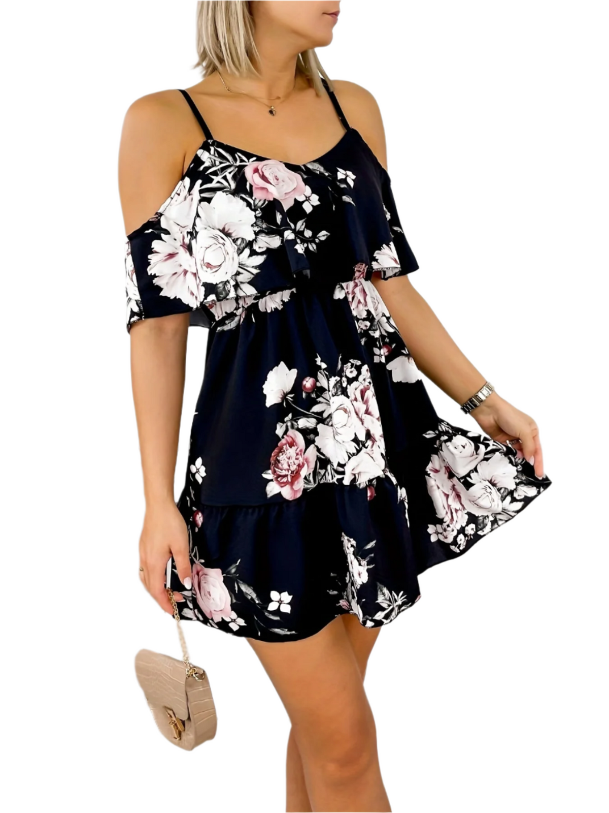 Gabriella – Floral V-Neck Women’s Summer Dress