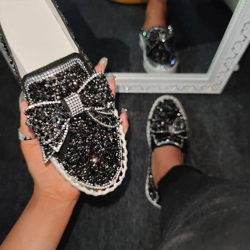 Cecilia – Rhinestone Women’s Slip-on Shoes