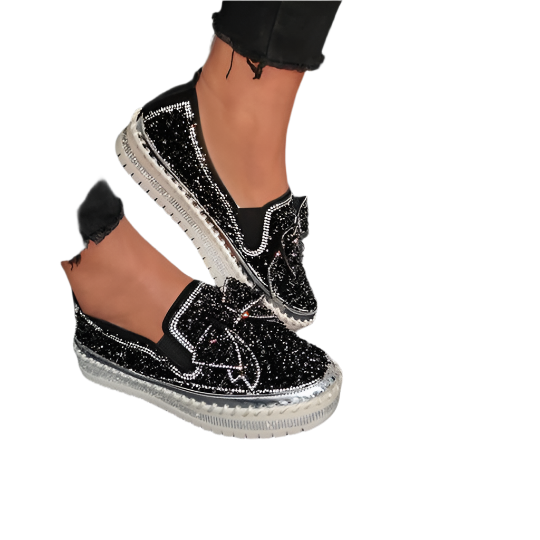 Cecilia – Rhinestone Women’s Slip-on Shoes