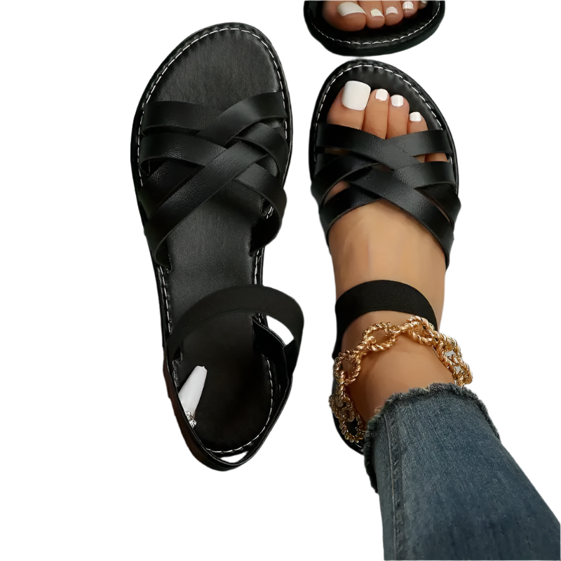 Giulia – Elegant Women's Leather Sandals