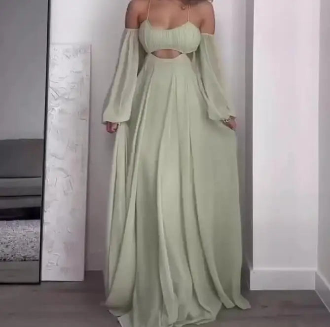 Sophia – Relaxed Shoulder Dress for Women