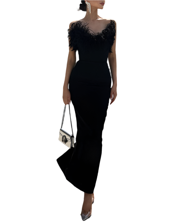 Andie – Tube Feather Mermaid Women's Dress