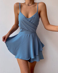 Jasmine – Chic Slip Romper Suit Mini Dress for Women