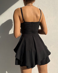 Jasmine – Chic Slip Romper Suit Mini Dress for Women