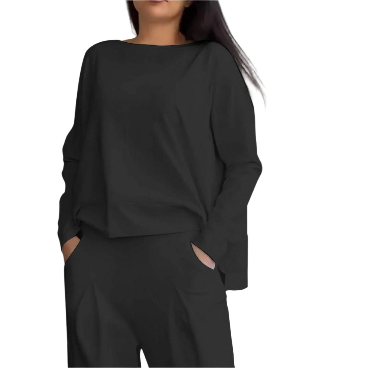 Lily – Comfortable Women's Crew Neck Set