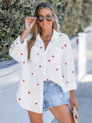 Clara – Romantic Women’s Long-Sleeve Heart Shirt