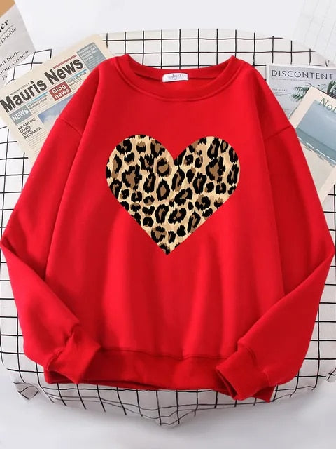 Cecilia – Stylish Love Pattern Sweatshirt for Women